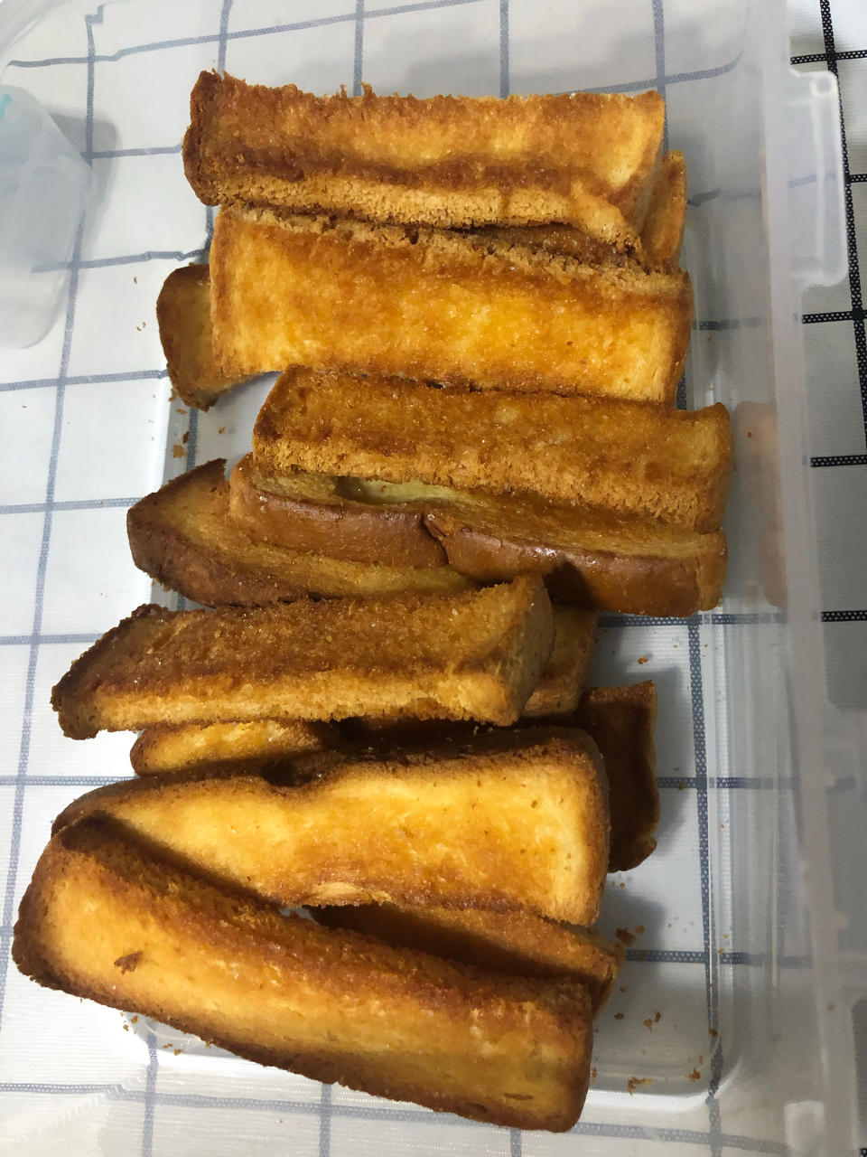 酥脆超好吃❗️蜂蜜黄油吐司片