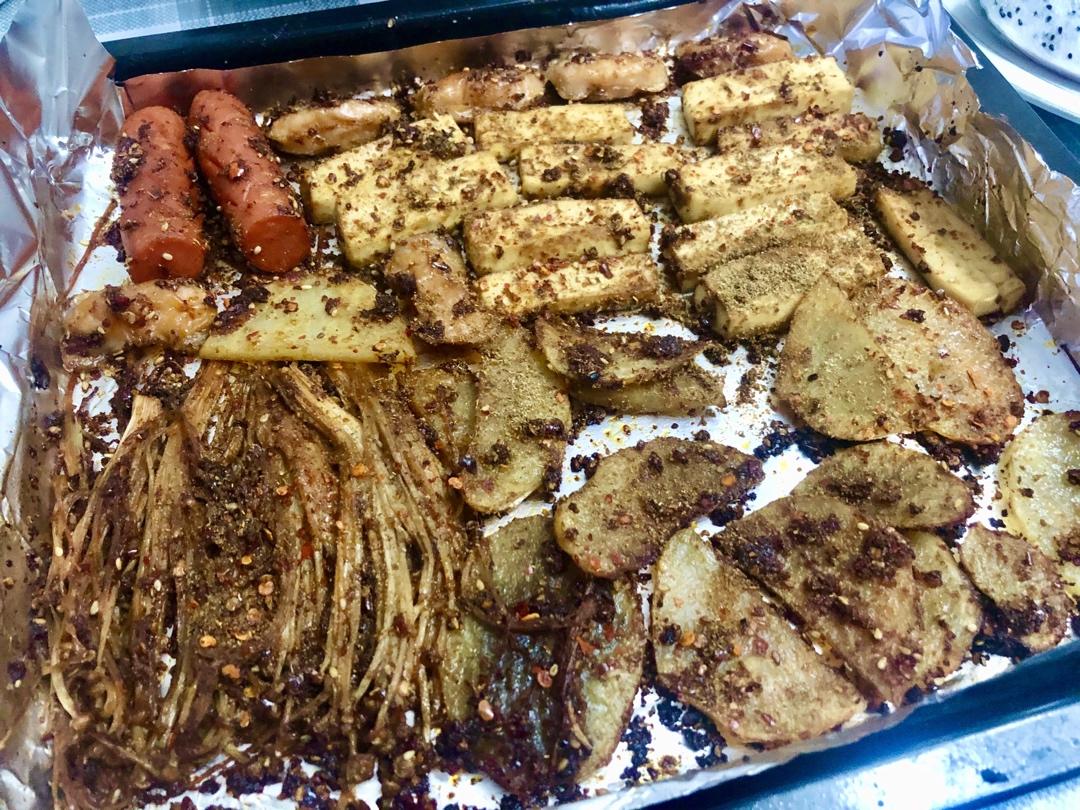 自制烤箱版烧烤，简单好吃过烧烤摊
