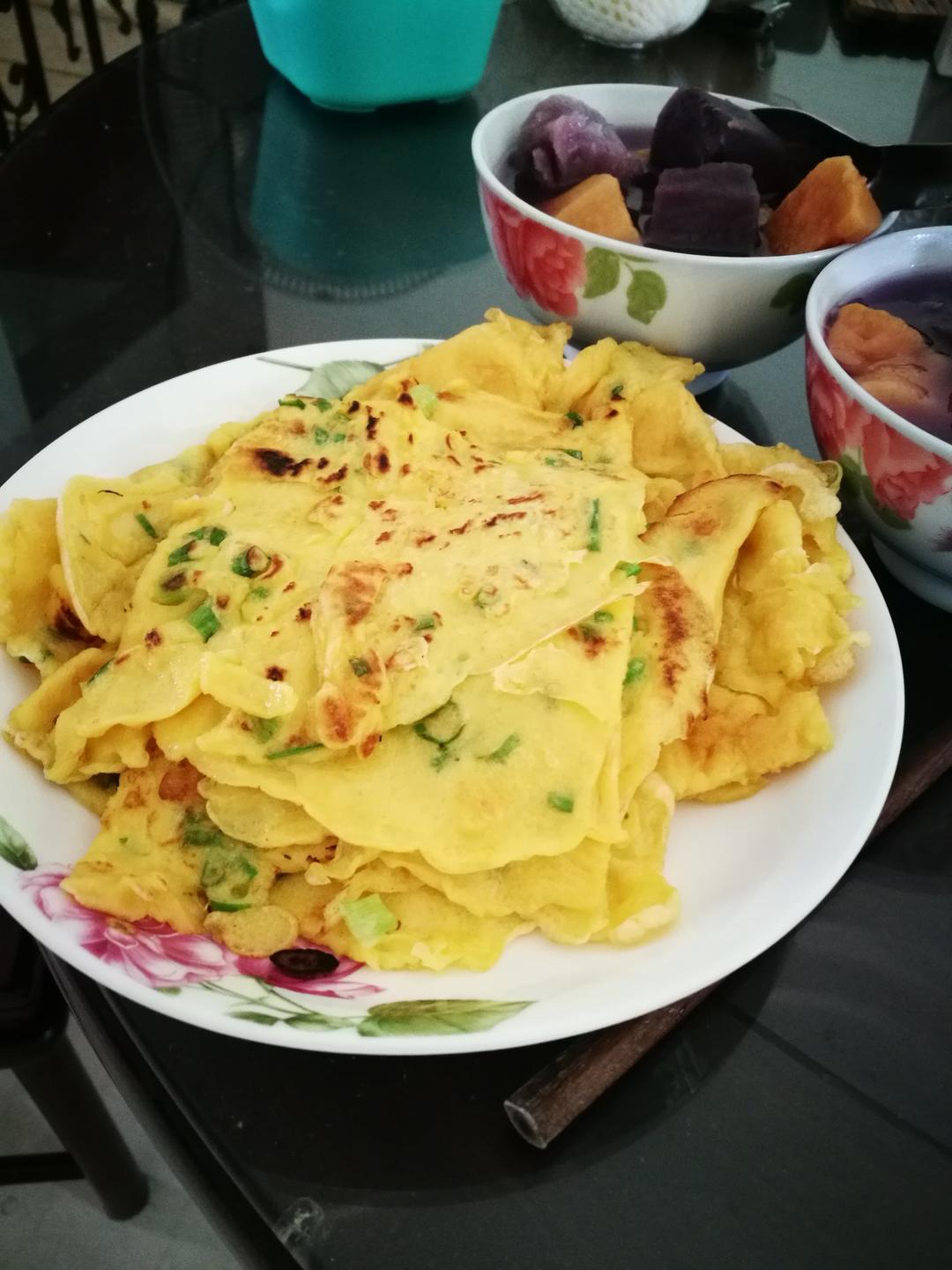 葱花蛋饼（快手营养早餐）