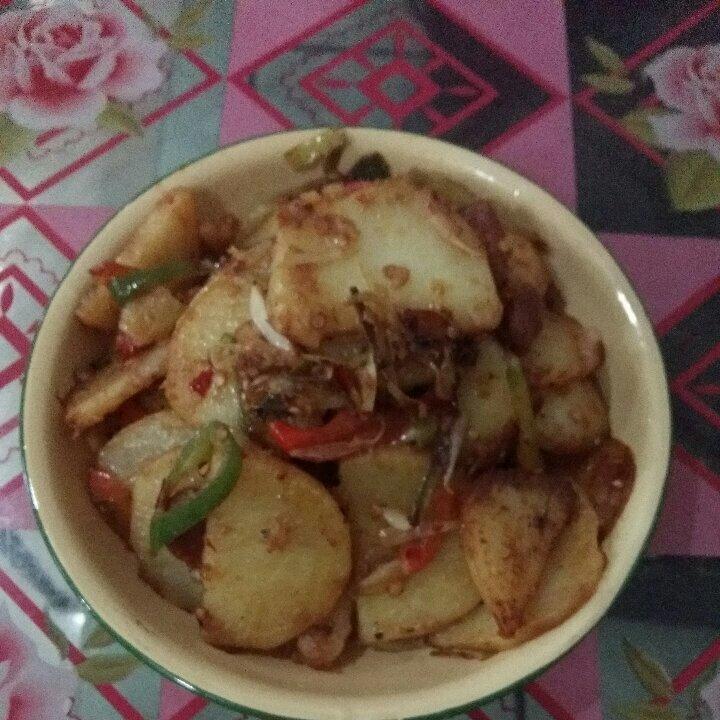 干锅土豆片