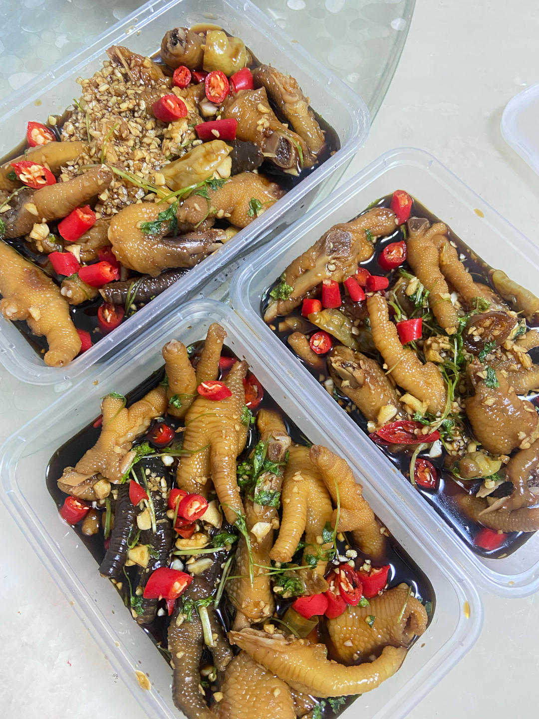 凉拌鸡脚的做法