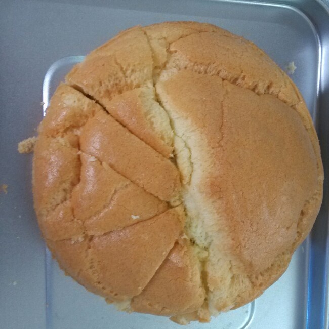 6寸原味戚风蛋糕
