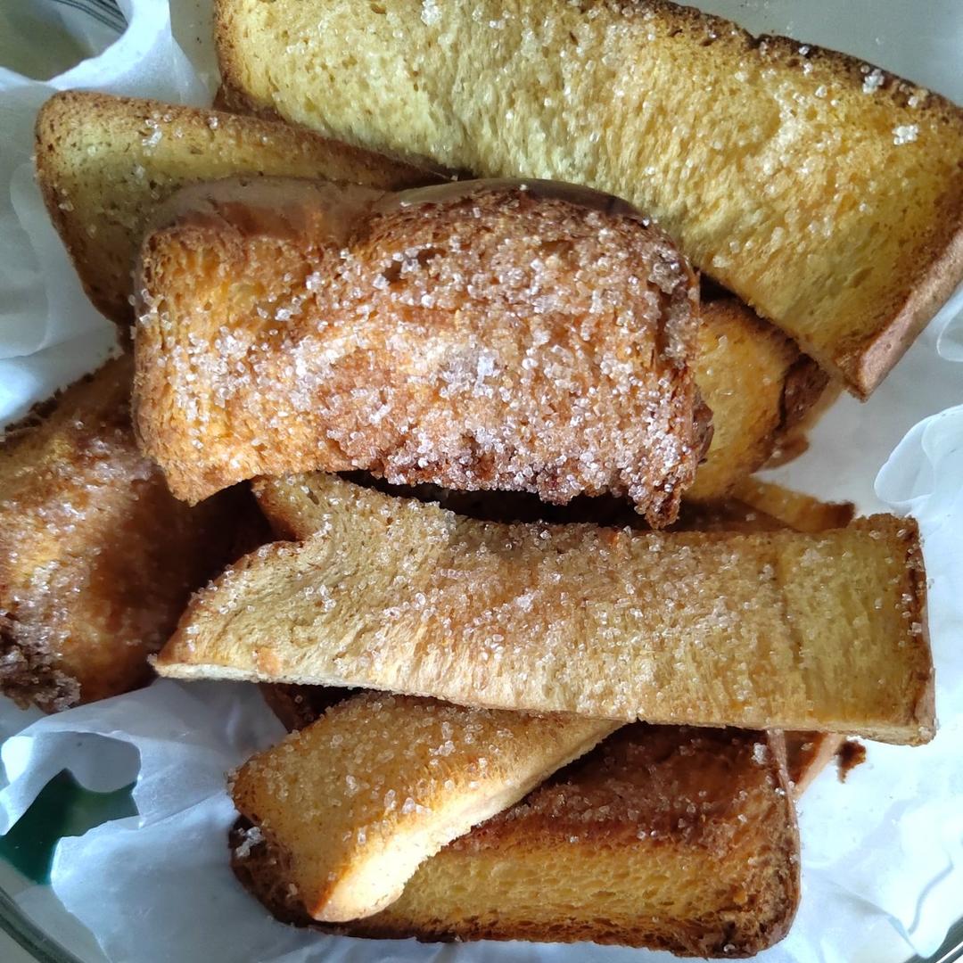 黄金烤吐司🍞条｜太香了