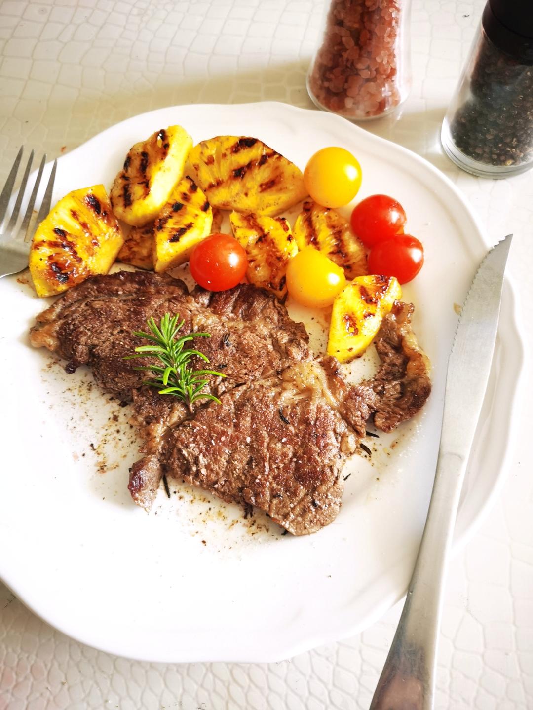 这么做厚切西冷牛排，不香吗