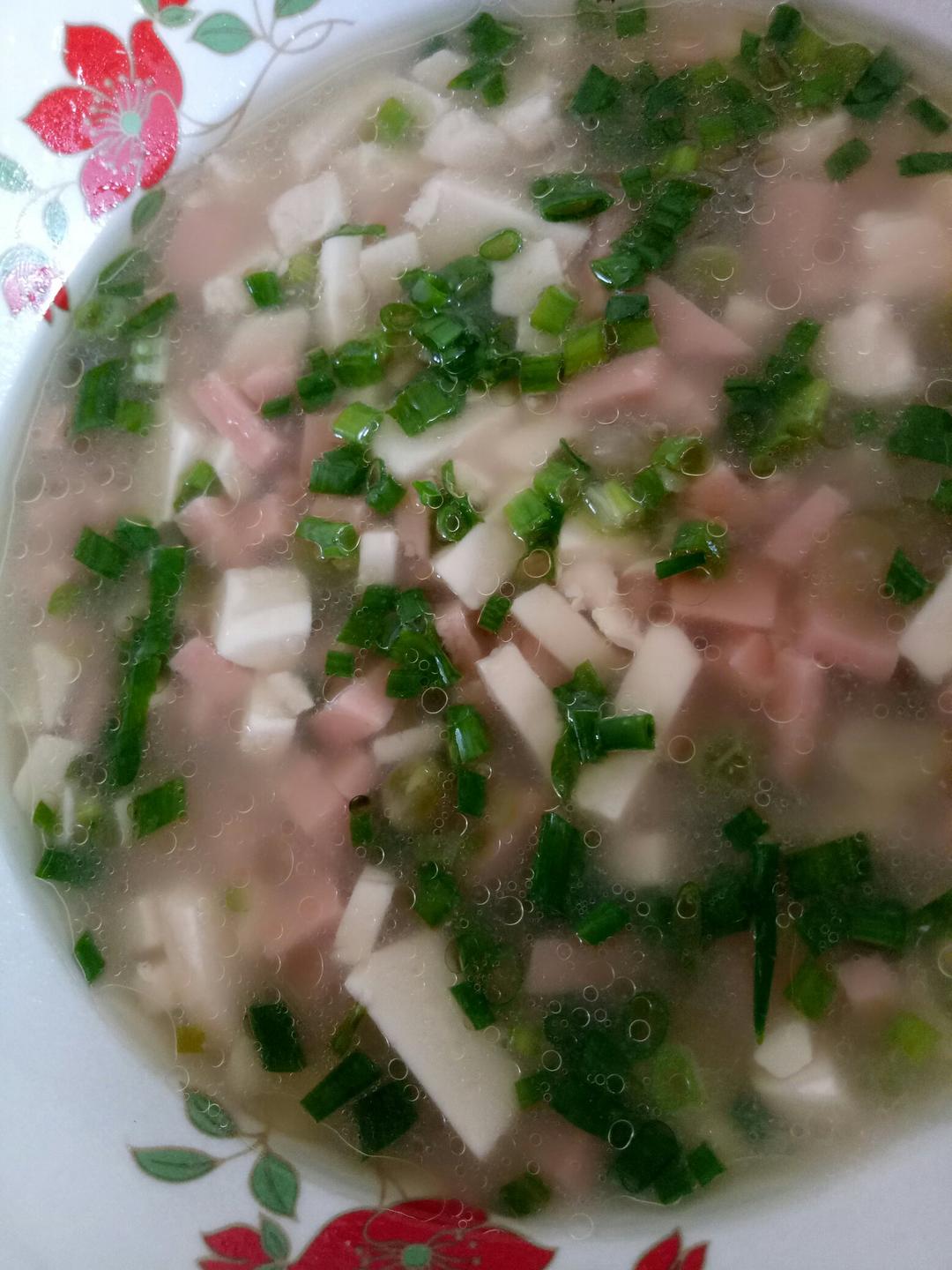 青豆火腿豆腐