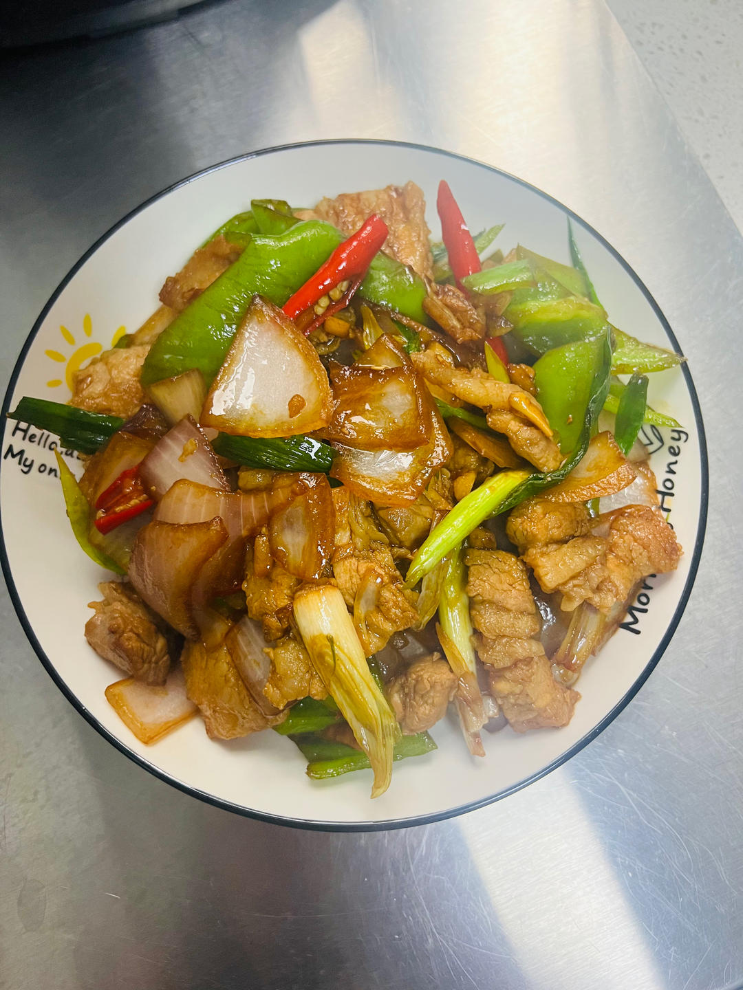 家常菜：洋葱青椒炒肉