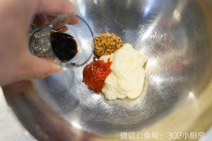蟹棒意面沙拉（Pipe Rigate） <302小厨房>的做法 步骤7