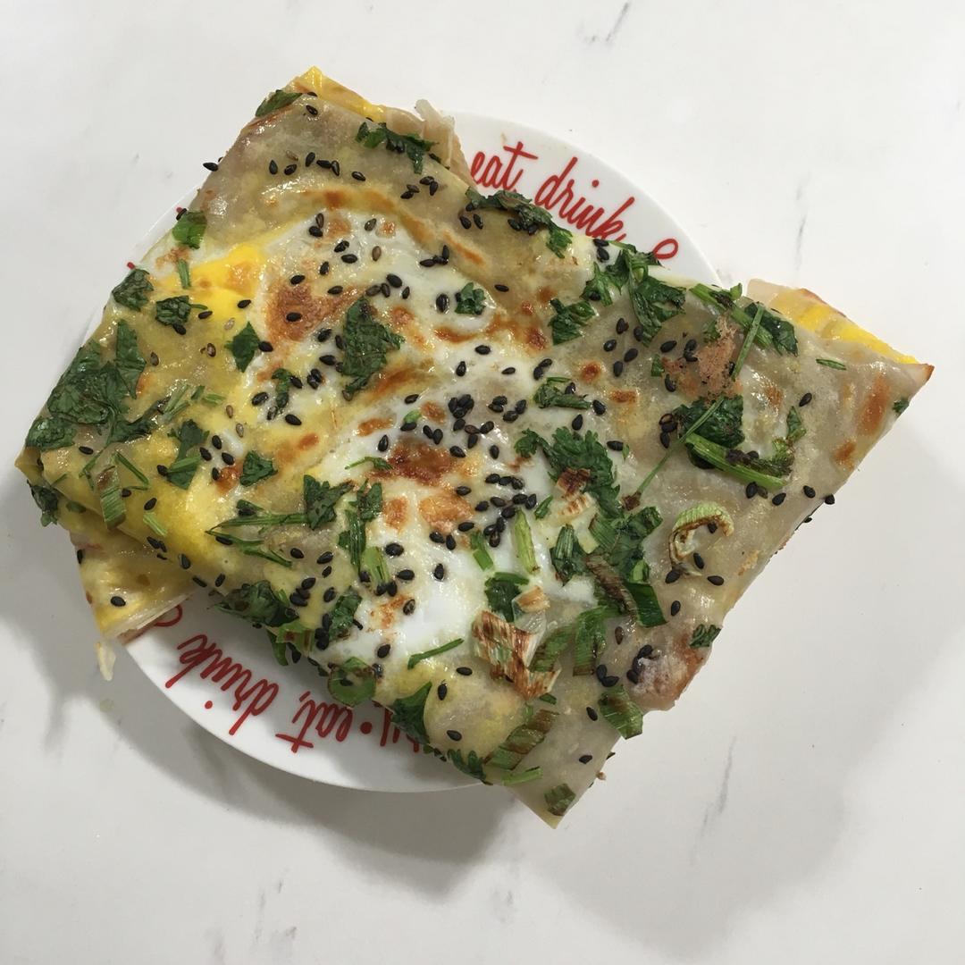 用煎饼果子神器自制鲜香美味