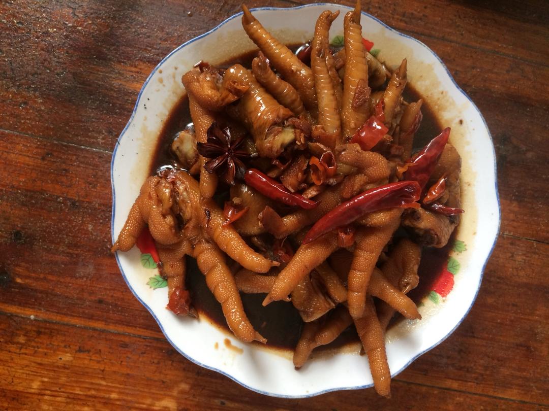 秘制红烧鸡爪