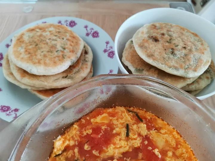 超柔软发面胡萝卜鸡蛋馅饼（凉了也不硬）