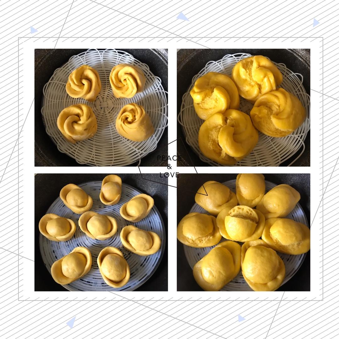 不一样的南瓜金元宝馒头