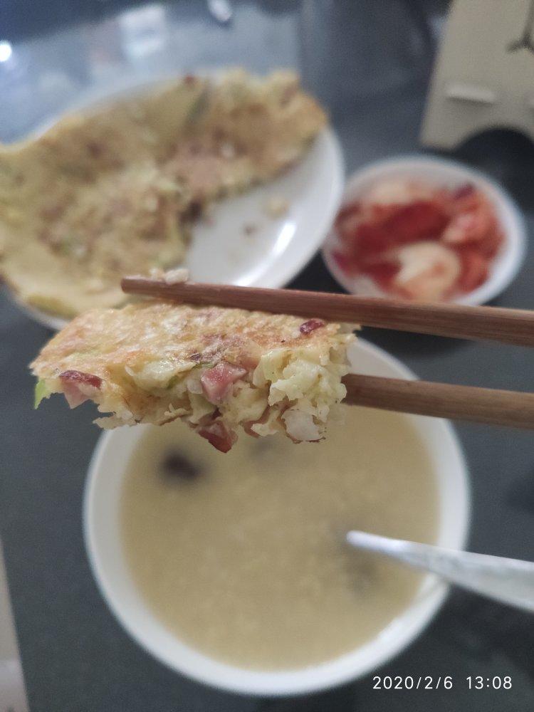 白菜鸡蛋早餐饼