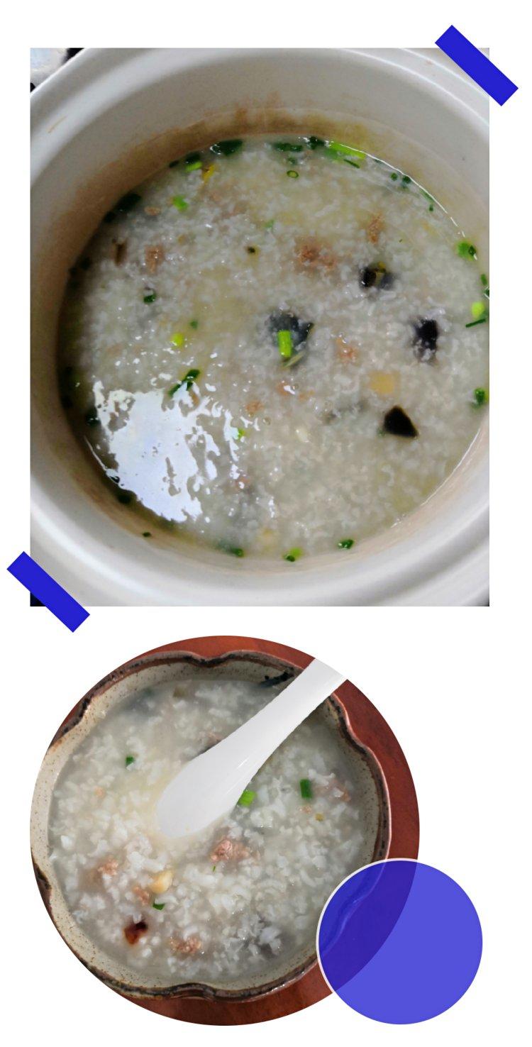 十五分钟快手之香滑皮蛋瘦肉粥(附五分钟电饭煲电压力锅更快捷方法)