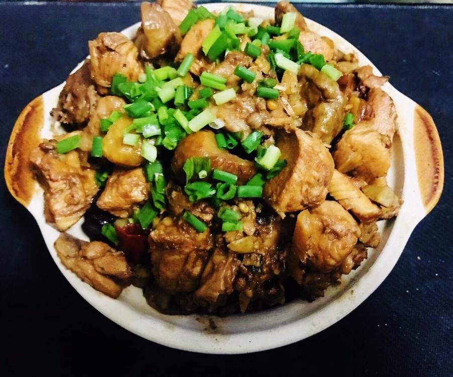 板栗烧鸡