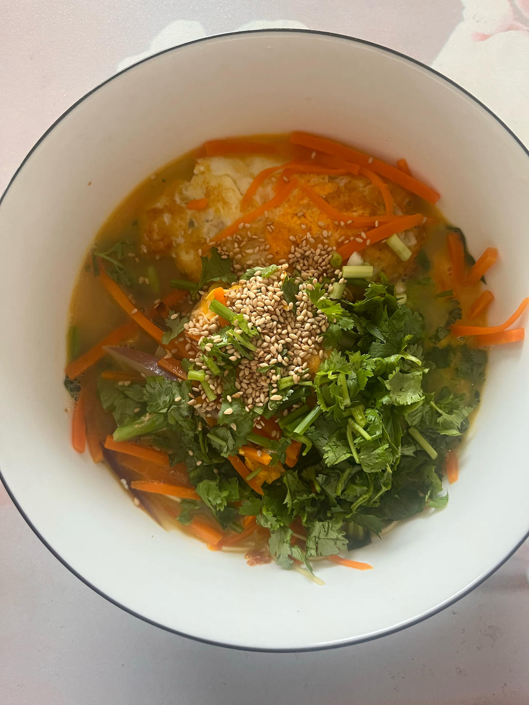 快手鸡蛋原汤面，超快手~超美味~