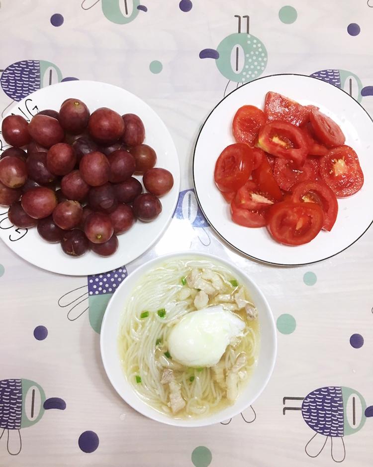 香菇鸡蛋米粉