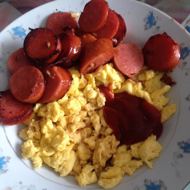 scramble egg —— 经典美式早餐