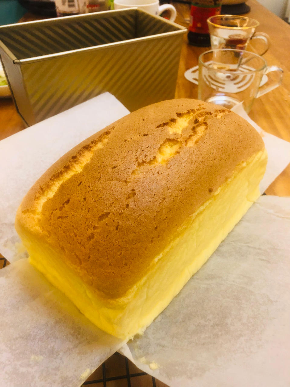 堪比柯基屁股
爆浆芝士🧀古早蛋糕