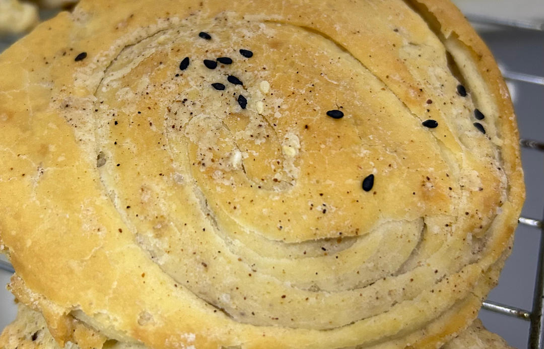 咸香可口的油酥烧饼