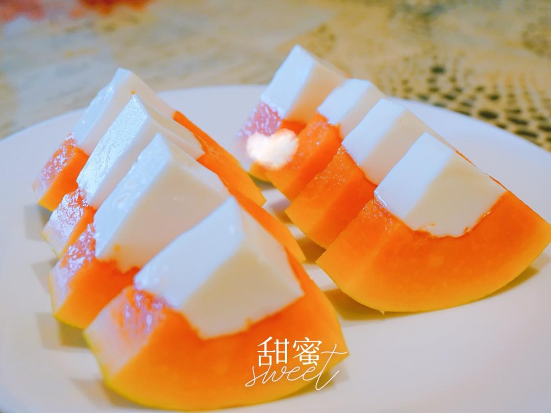木瓜奶冻