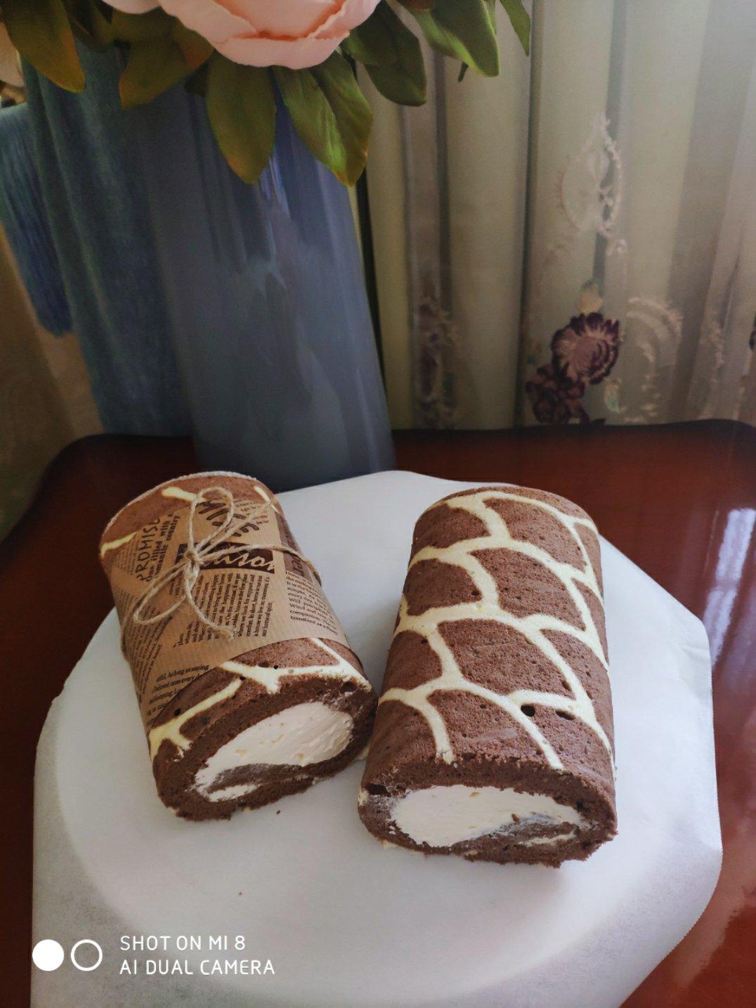 最详细·长颈鹿蛋糕卷