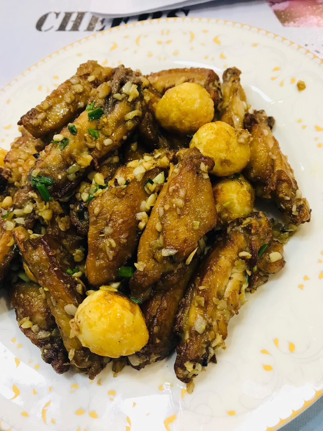 蒜香鸡翅｜孩子们的最爱