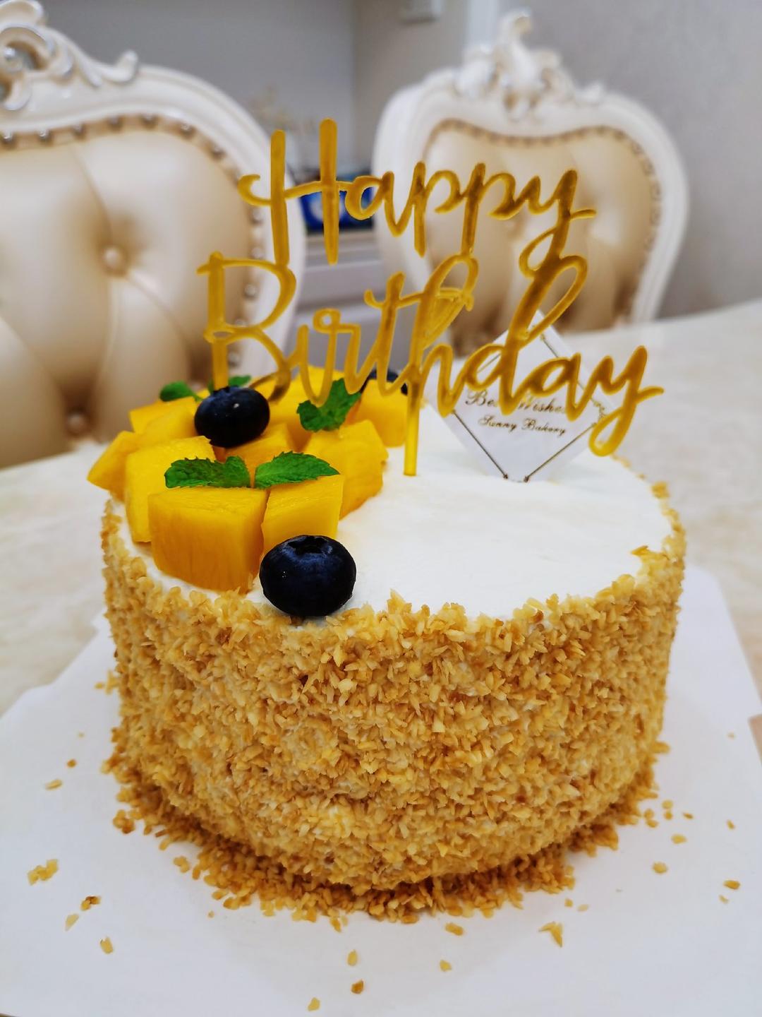 超级简单的味多美同款生日蛋糕（6寸），新手也能高度还原