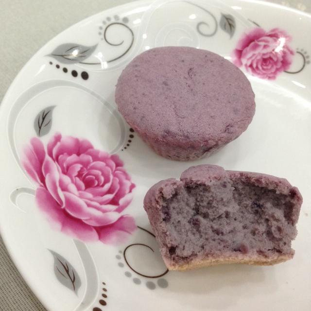 紫薯戚风小蛋糕（非常好吃的紫薯蛋糕）