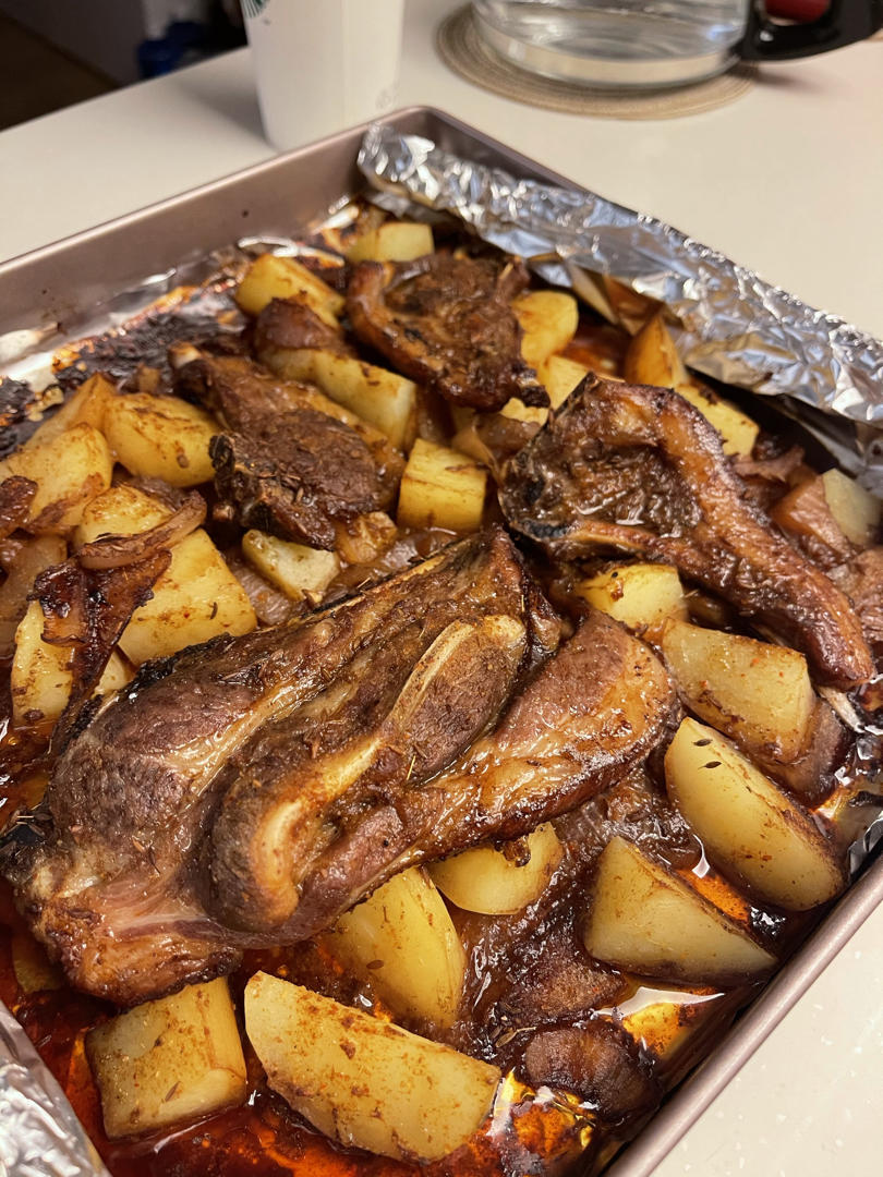 超好吃的烤羊排烤箱版