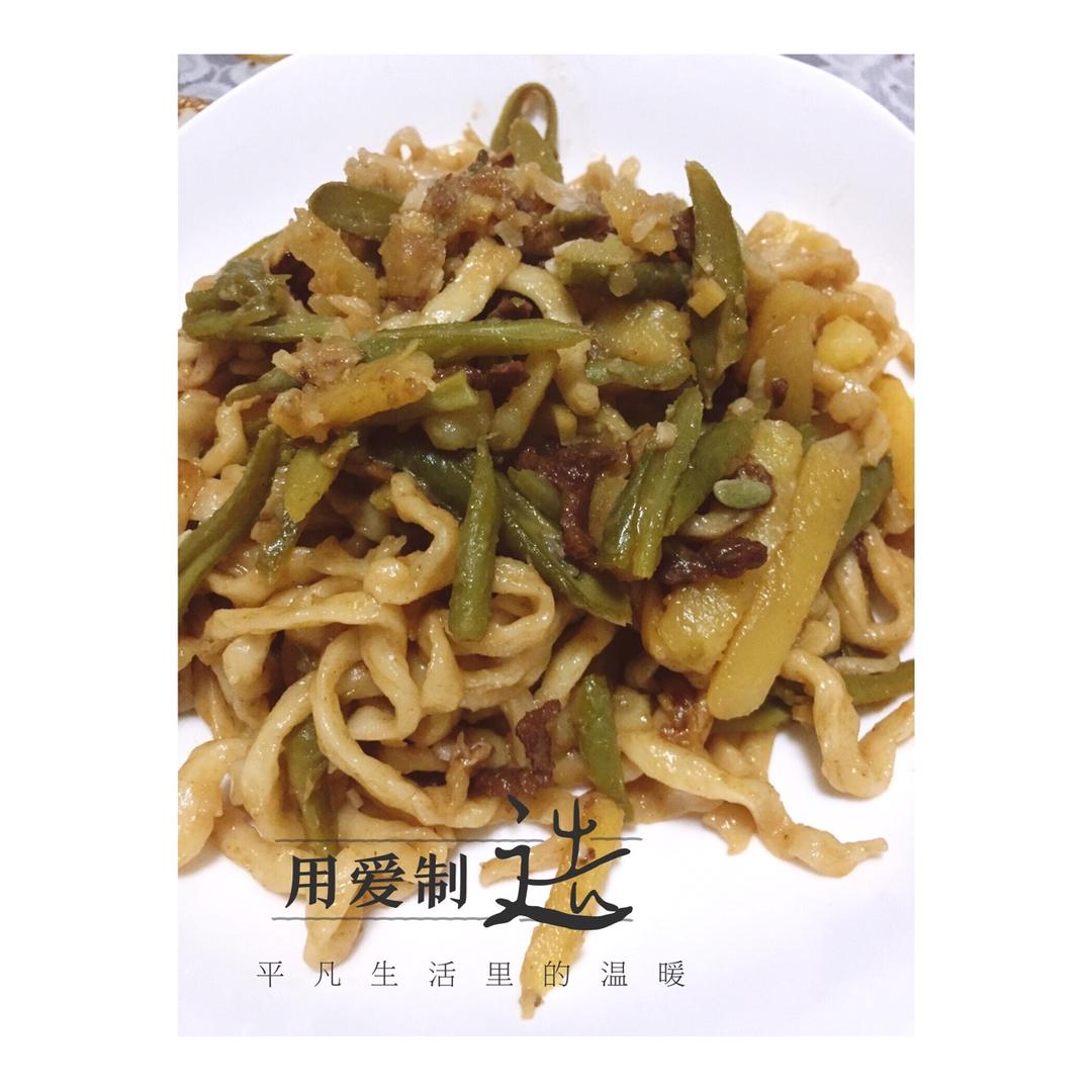 豆角焖面