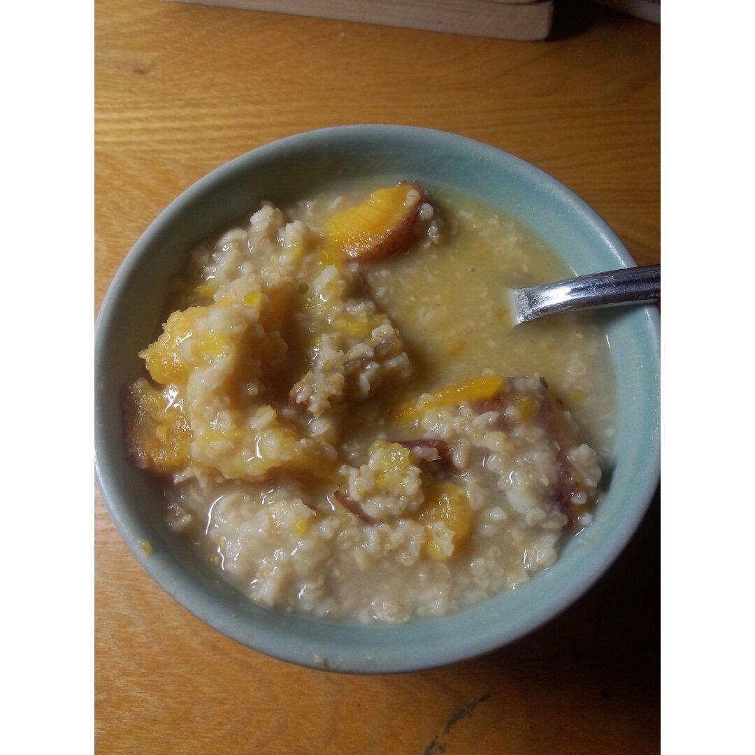 燕麦红薯粥