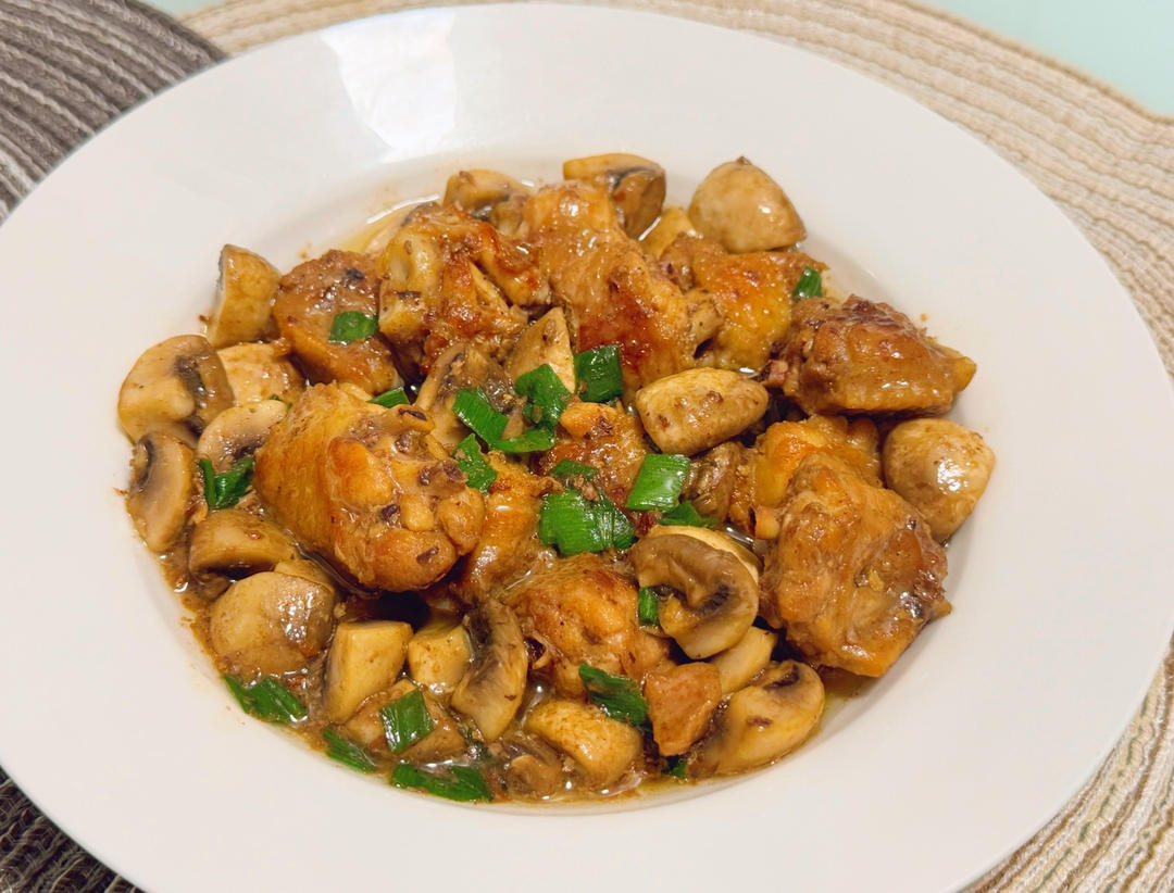 葱香口蘑鸡翅