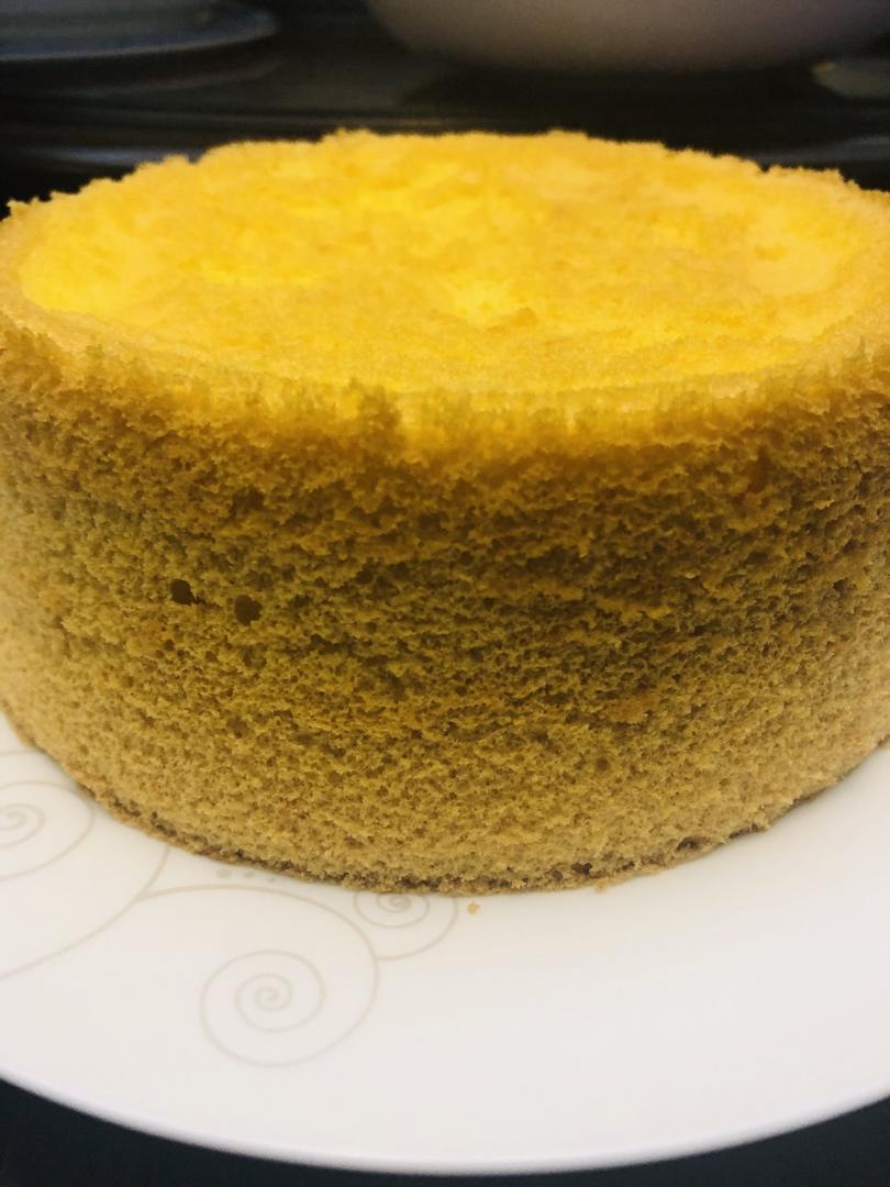 6寸原味戚风蛋糕