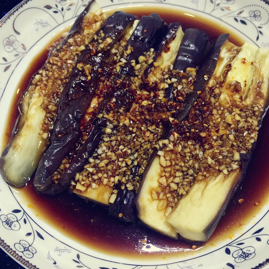 凉拌蒸茄子