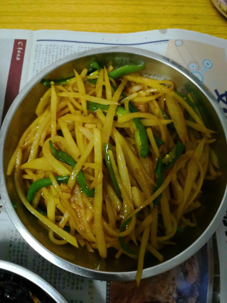 青椒土豆丝