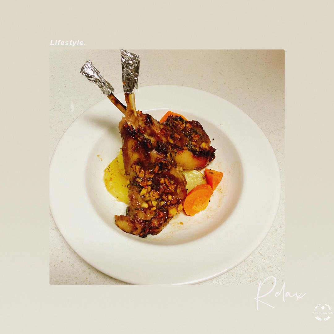 【视频】香料烤羊排～圣诞节快手菜