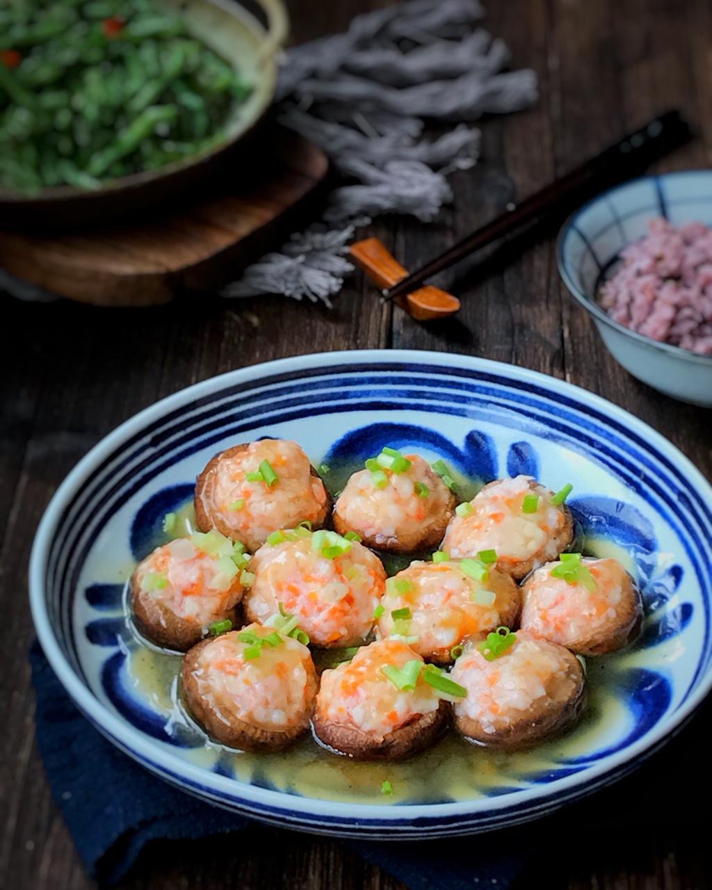 皮皮7399做的鲜虾酿香菇