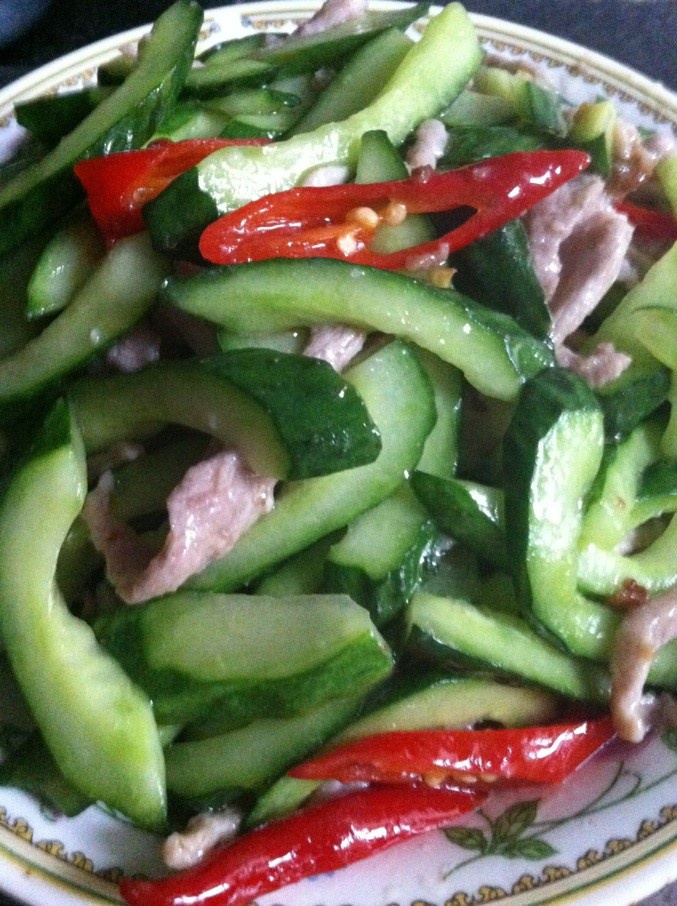 黄瓜肉片