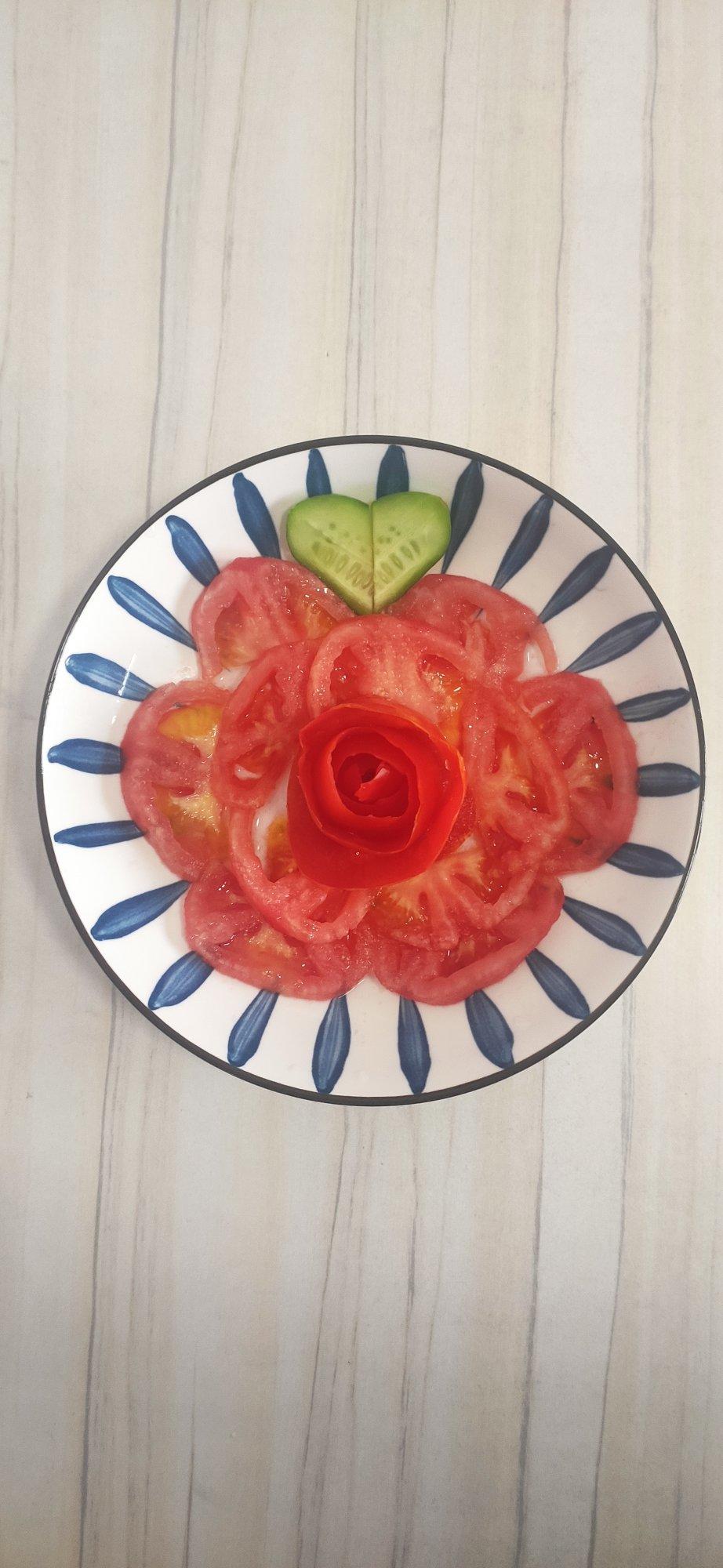 花开富贵-糖拌西红柿