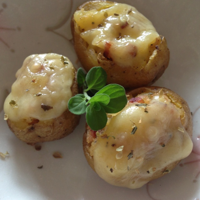 惬意兰草做的芝士焗小薯仔(土豆)