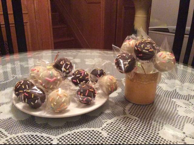 棒棒糖蛋糕 cake pops 做法