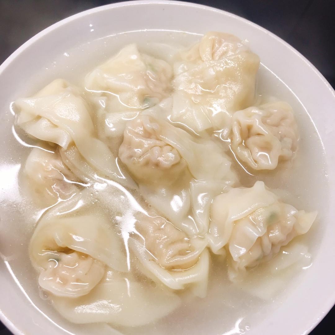 肉不柴的馄饨馅