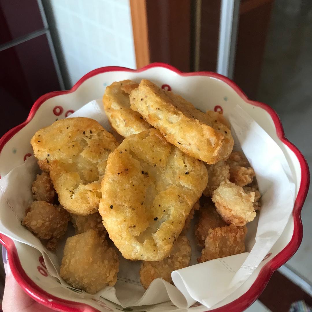超简单两步烤箱鸡米花上校鸡块