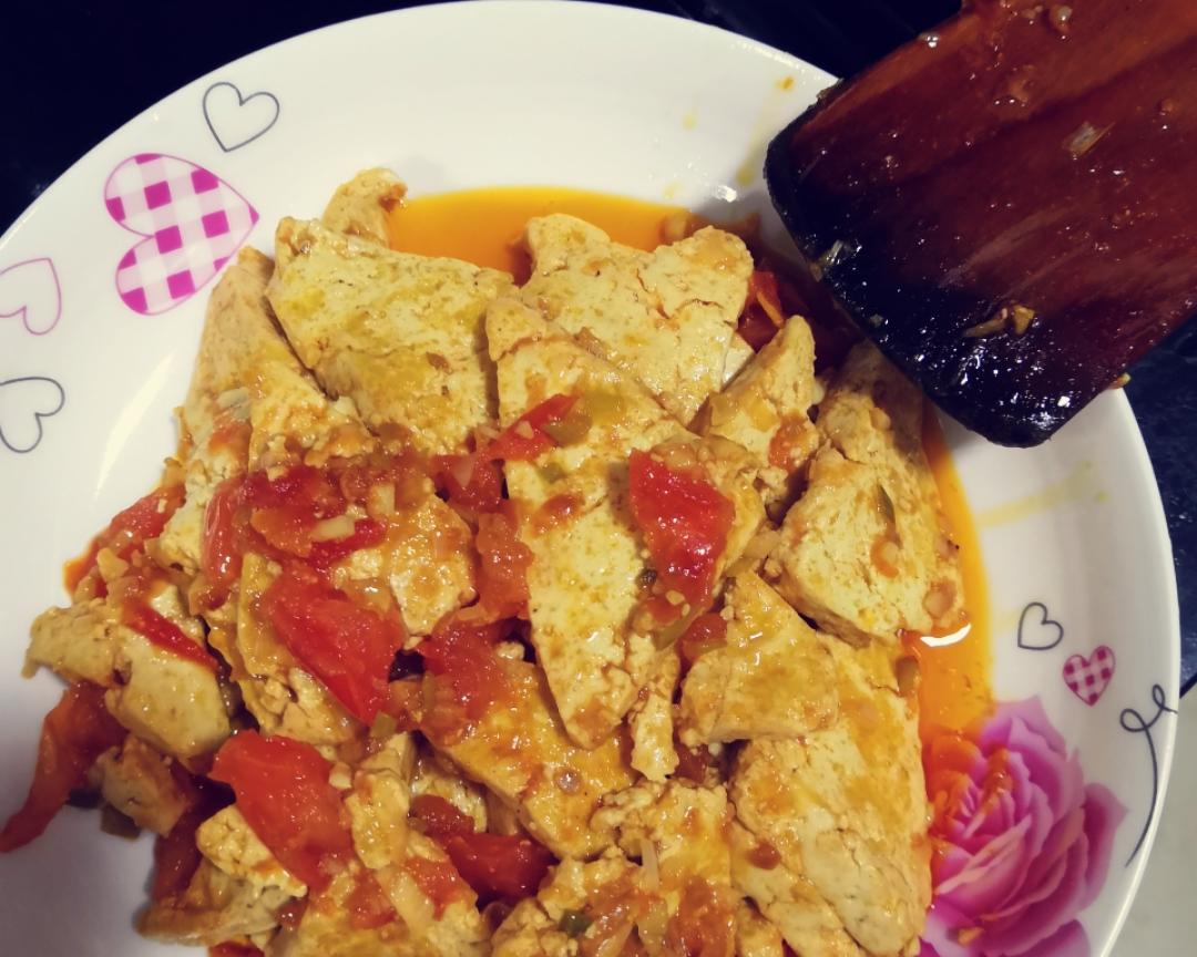 西红柿烧豆腐