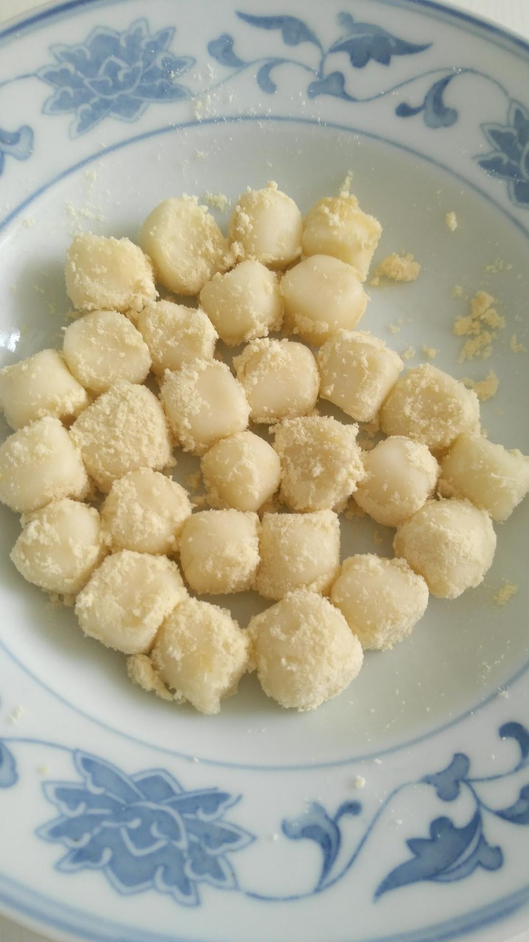 ydm做的超简单糯米小糍粑团子