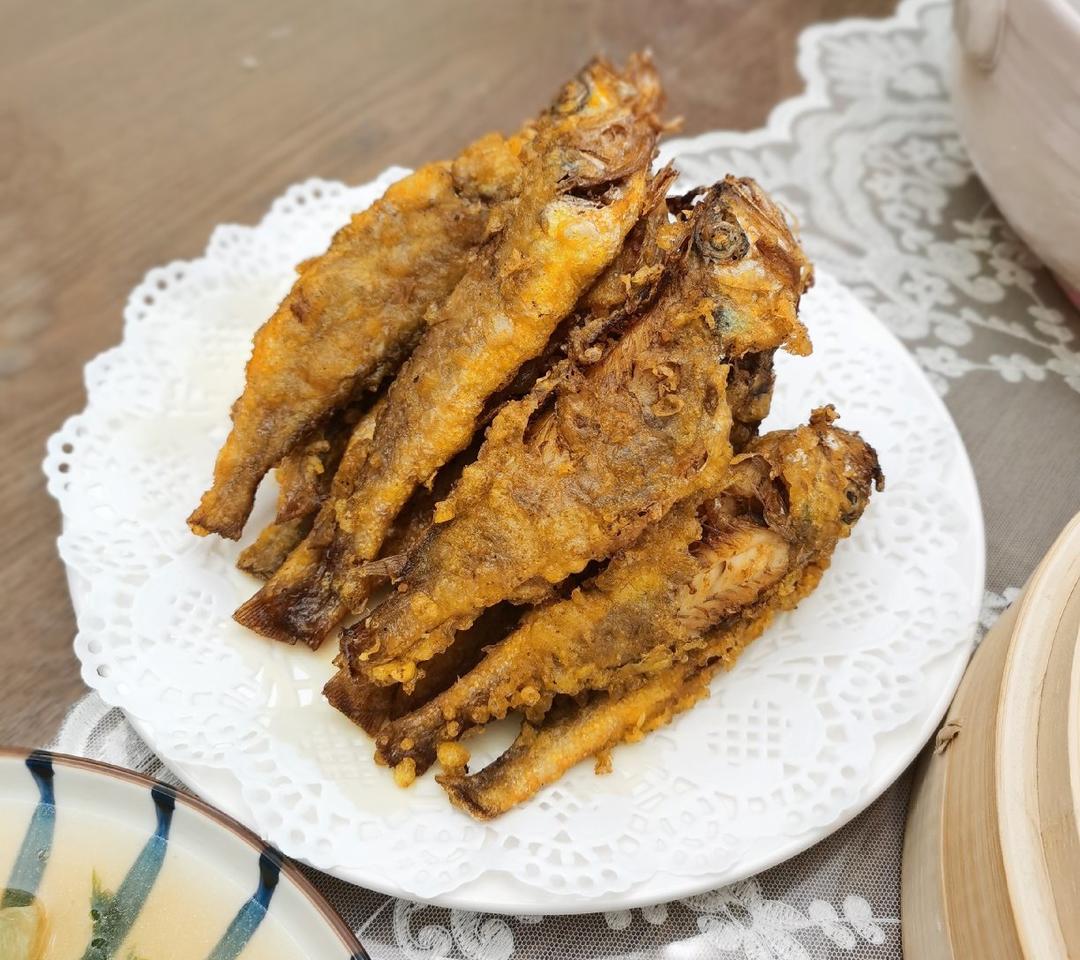 酥炸小黄鱼～吸油少