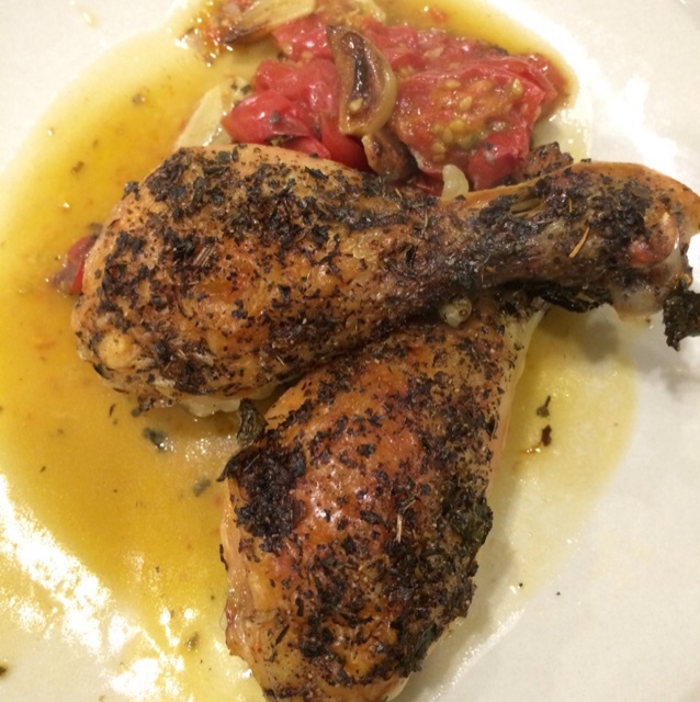 番茄大蒜香草烤鸡腿（庄祖宜）