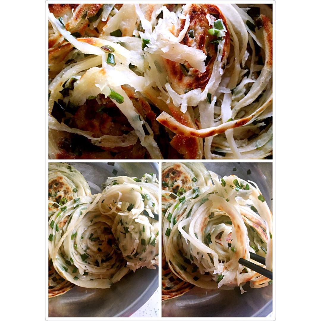 葱花手抓饼