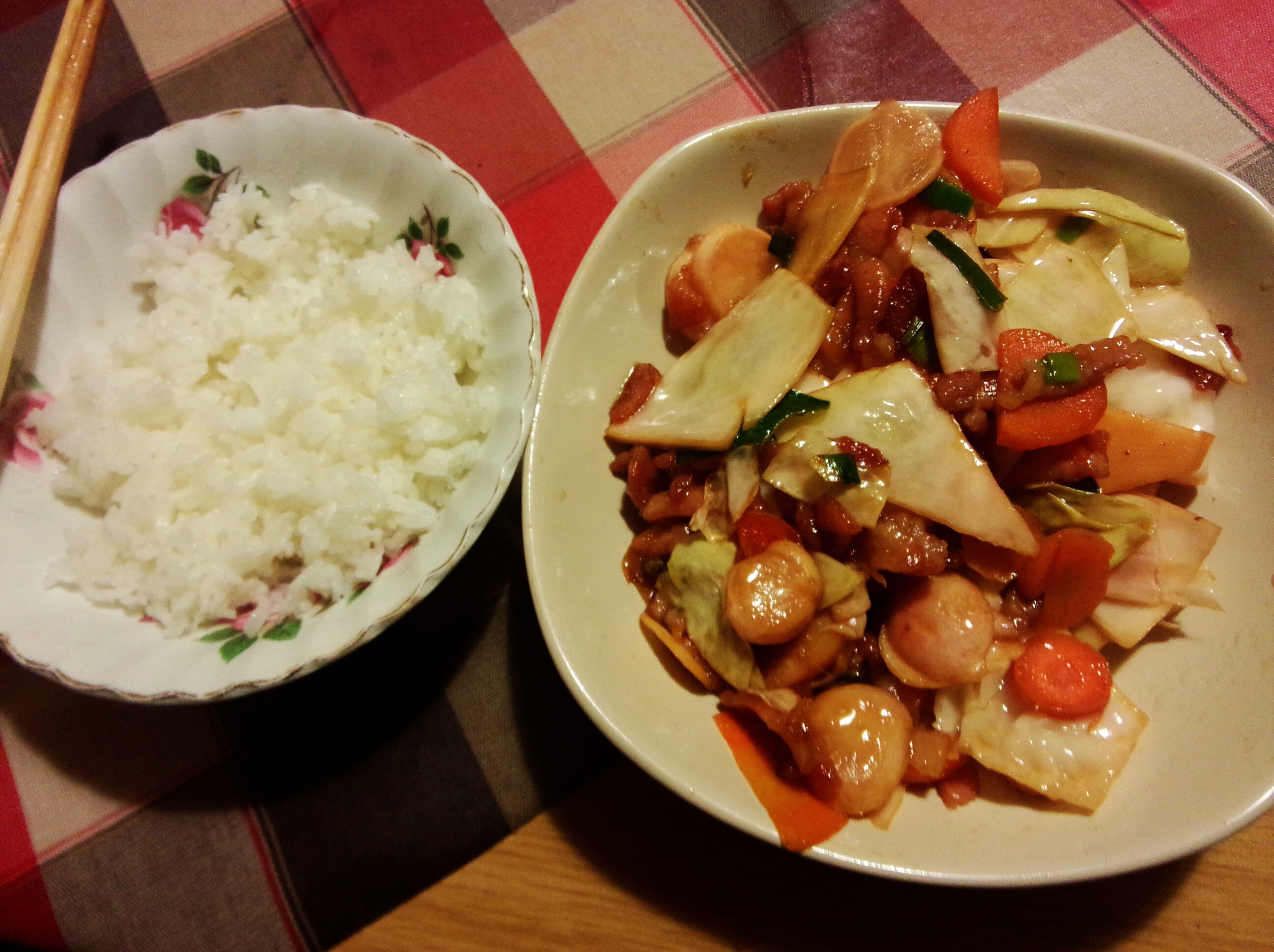 泡菜炒肉丝