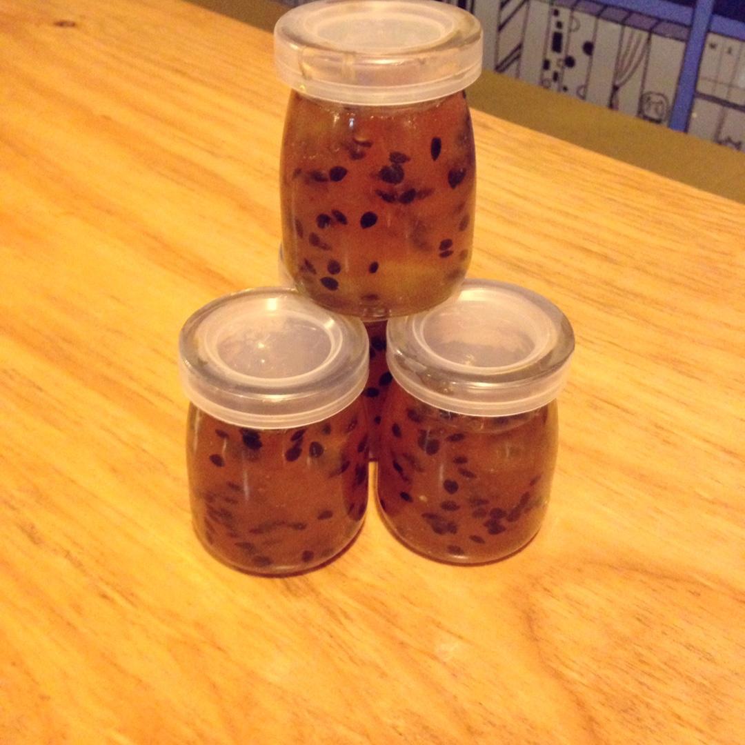 雪梨百香果果酱